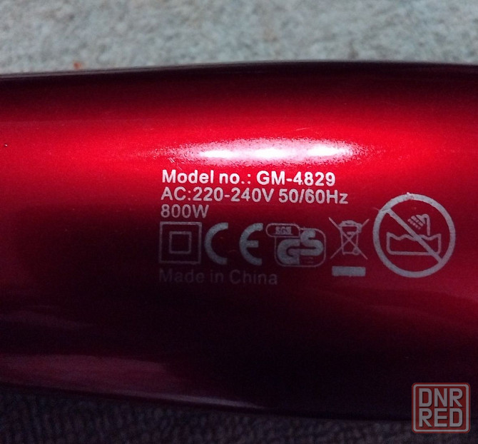 Фен щётка GM - 4829 мощность 800W Запорожье - изображение 2