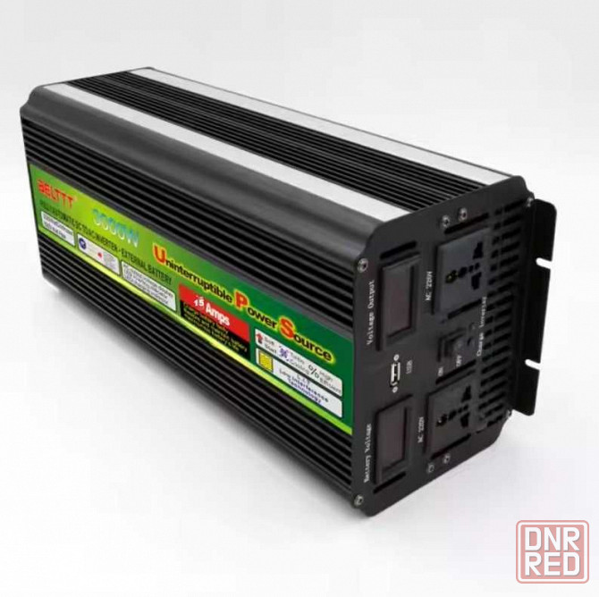Преобразователь 12v-220v 3000W с зарядкой. Бесперебойник. ИБП. Херсон - изображение 3