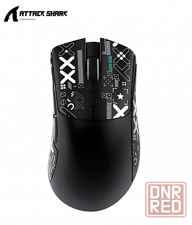 Мишка ATTACK SHARK R1 чорна, сенсор PAW3311 Запорожье - изображение 1