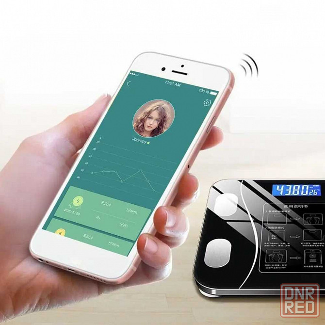 Напольные фитнес весы Bluetooth Смарт весы с приложением (до 180 кг) Запорожье - изображение 3