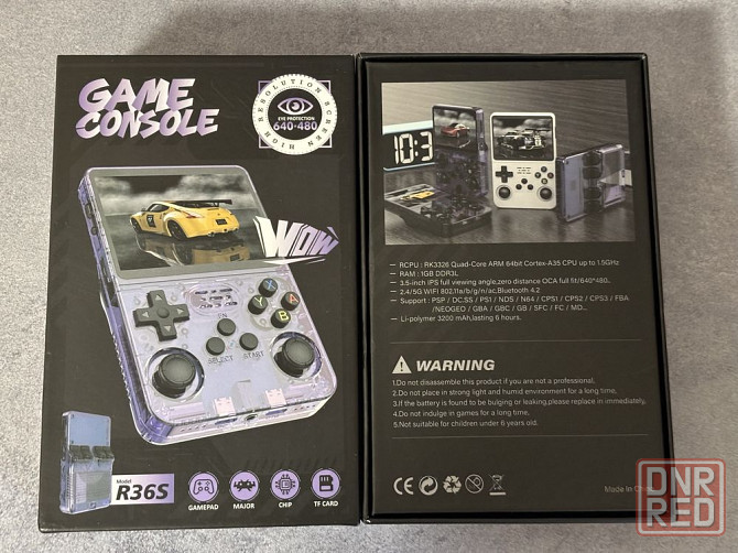 Игровая консоль R36s 64 Gb Game console портативная игровая приставка Запорожье - изображение 4
