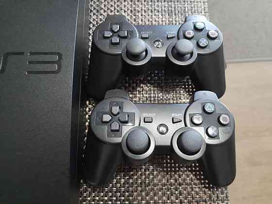 PS3 Slim 320gb +30 игр Gta 5, San Andreas/Mortal/Tekken/Fifa 19... Запорожье