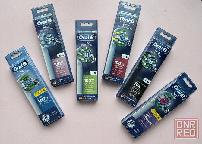 Чувствительные оригинальные насадки Oral-B Braun для электрических щеток Запорожье - изображение 1