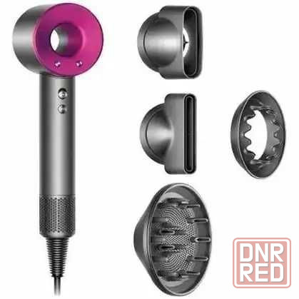 Фен Дайсон 5 насадок Dyson HD07 Supersonic Розовый Запорожье - изображение 1