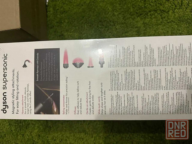Фен Дайсон 5 насадок Dyson HD07 Supersonic Розовый Запорожье - изображение 8