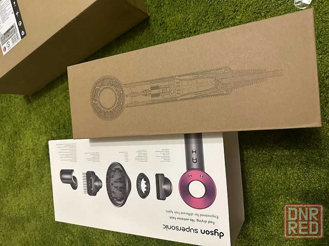 Фен Дайсон 5 насадок Dyson HD07 Supersonic Розовый Запорожье - изображение 7