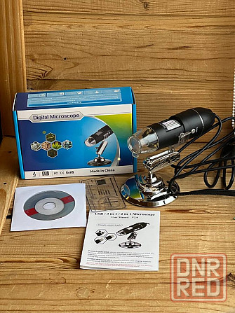 Цифровой микроскоп подключение USB до ×1600 зум Android Windows Запорожье - изображение 7