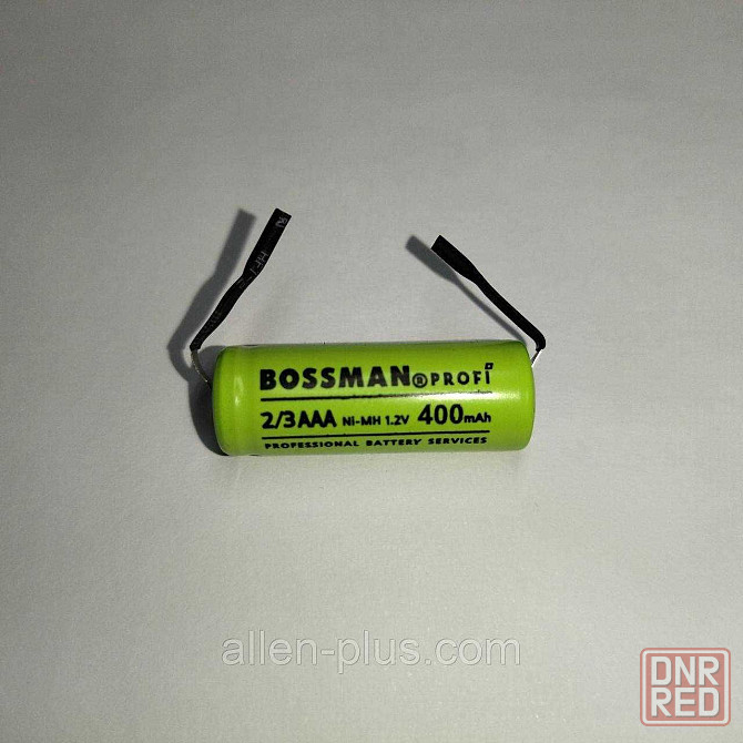 Аккумулятор технический с лепестками BOSSMAN Ni-MH 2/3AAA 1,2V 400mAh Запорожье - изображение 1