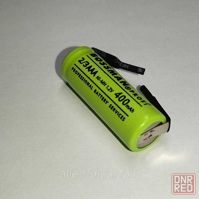 Аккумулятор технический с лепестками BOSSMAN Ni-MH 2/3AAA 1,2V 400mAh Запорожье - изображение 2