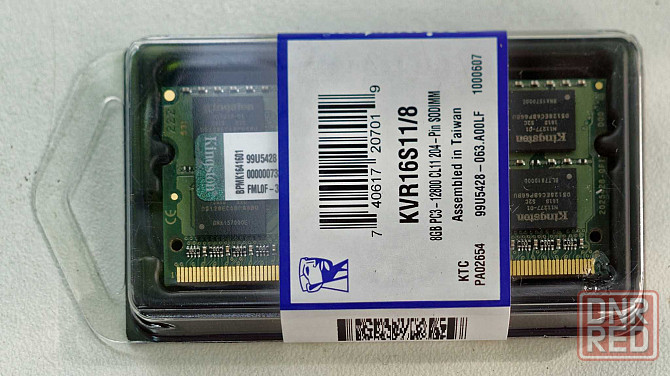 Для ноутбука Kingston SO-DIMM DDR3 8Gb pc3-12800 Новая! Запорожье - изображение 2