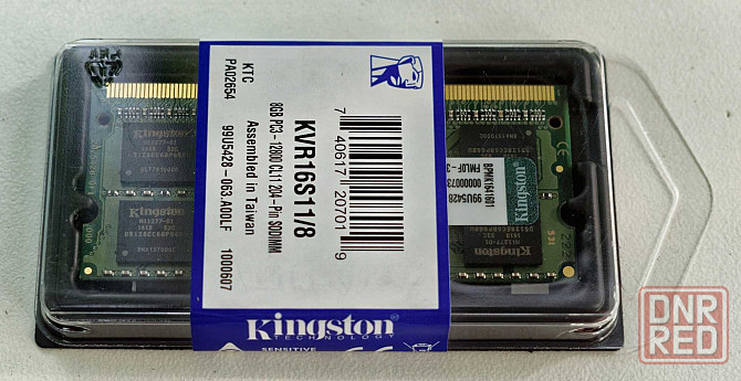 Для ноутбука Kingston SO-DIMM DDR3 8Gb pc3-12800 Новая! Запорожье - изображение 3