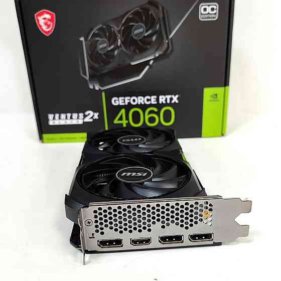 MSI GeForce RTX 4060 Ventus 2X BLACK 8G OC 8 Гб GDDR6 Игровая видеокарта Донецк