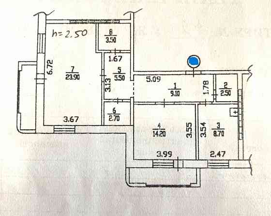 Документы готовы ! Продам 75 кв.м 2к.квартиру 2 санузла 2 балкона Донецк Сити Донецк