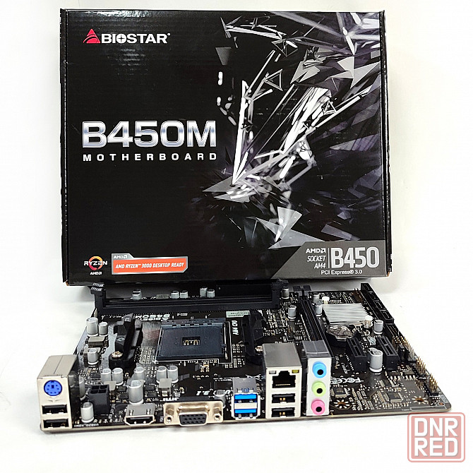 BIOSTAR B450MHP Ver. 6.3 Материнская плата Socket AMD AM4 Донецк - изображение 3