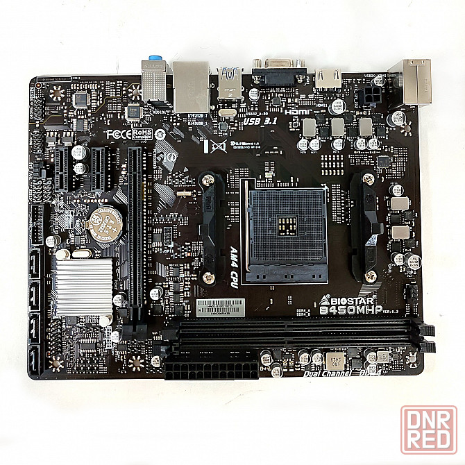BIOSTAR B450MHP Ver. 6.3 Материнская плата Socket AMD AM4 Донецк - изображение 2