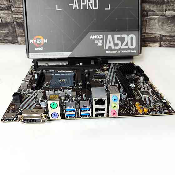 MSI A520M-A PRO 2DDR4 MicroATX Материнская плата Socket AM4 Донецк