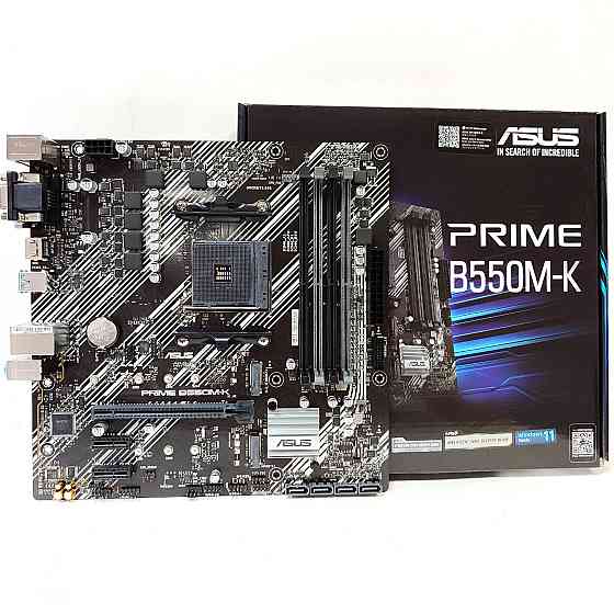 ASUS PRIME B550M-K 4DDR4 MicroATX Socket AM4 Материнская плата Донецк