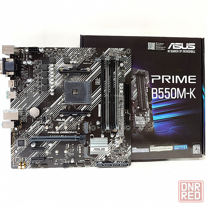 ASUS PRIME B550M-K 4DDR4 MicroATX Socket AM4 Материнская плата Донецк - изображение 1