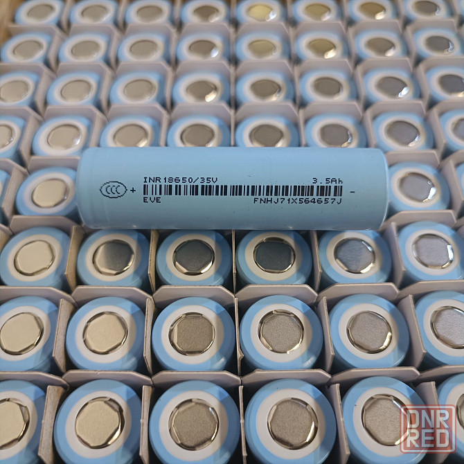 Аккумуляторы высокотоковые 18650 EVE 25p 30A, 35v 3600mAh 2024г. Запорожье - изображение 2