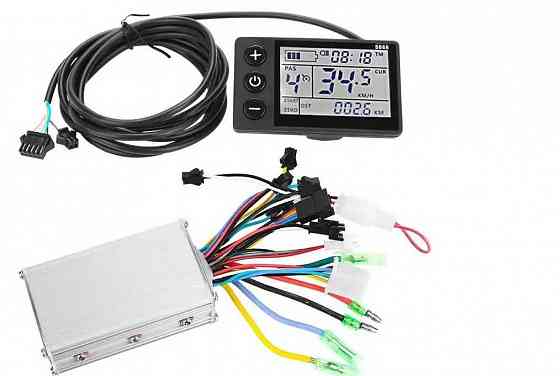 Контроллер с дисплеем s866 250-350W 24v/36v/48v. контролер вело Запорожье