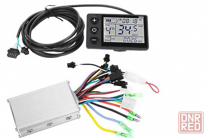 Контроллер с дисплеем s866 250-350W 24v/36v/48v. контролер вело Запорожье - изображение 1