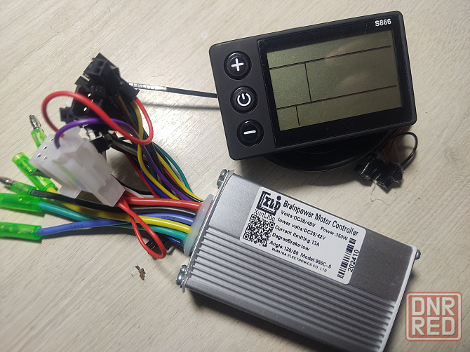 Контроллер с дисплеем s866 250-350W 24v/36v/48v. контролер вело Запорожье - изображение 2