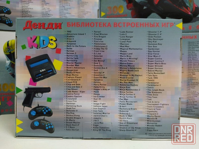 НОВЫЕ Денди 8 бит Dendy Kids 300 игр картридж Сюбор NES Nintendo Запорожье - изображение 2