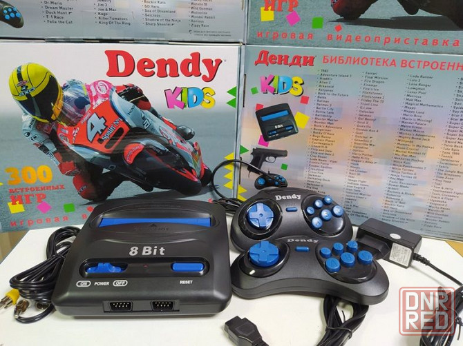 НОВЫЕ Денди 8 бит Dendy Kids 300 игр картридж Сюбор NES Nintendo Запорожье - изображение 3