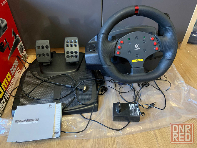 Игровий руль Logitech Momo Racing 240° (thrustmaster) PC/PS тести Запорожье - изображение 2