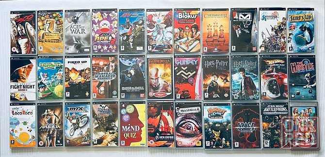 UMD-Диски для PSP, диски для PlayStation 1, картриджі PlayStation Vita Запорожье - изображение 1