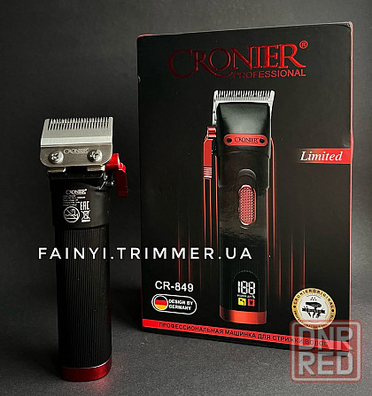 Профессиональная машинка для стрижки Cronier CR-849 бороды и головы триммер Запорожье - изображение 5