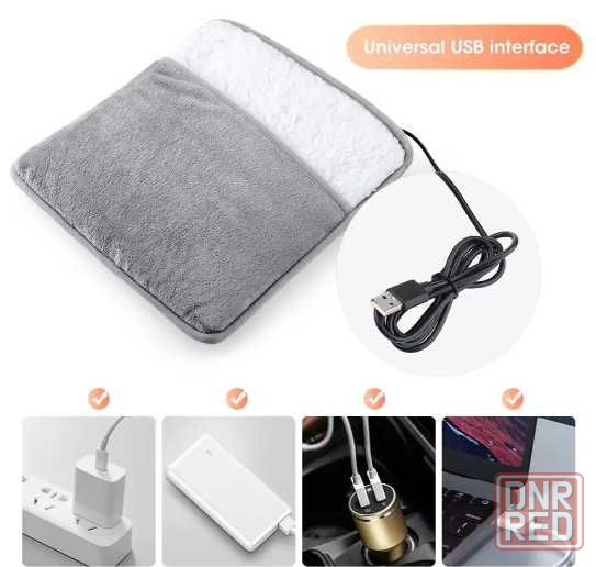 грелка для ног коврик с USB подогревом портативная грелка Запорожье - изображение 4