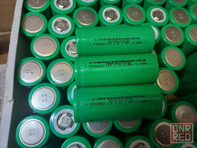 акумулятор IFR 26650 LiFePo 3,2v 3400mah Запорожье - изображение 1