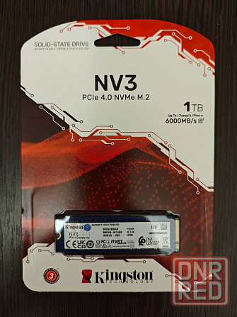 SSD M.2 NVMe 1TB Kingston NV3 [SNV3S/1000G] PCIe 4.0 Новый Донецк - изображение 1