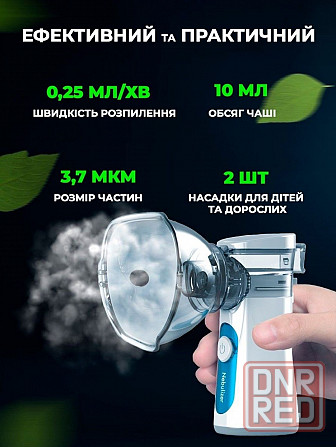 Распродажа Осталось 2 шт Небулайзер Mesh мембранный сетчатый бесшумный Запорожье - изображение 8