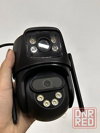 Уличная камера на App: Icsee 8MP черная (black) камера відеонагляду Запорожье - изображение 1