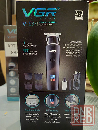 Профессиональный триммер VGR 937 для бороды, окантовки и стрижки. Запорожье - изображение 8