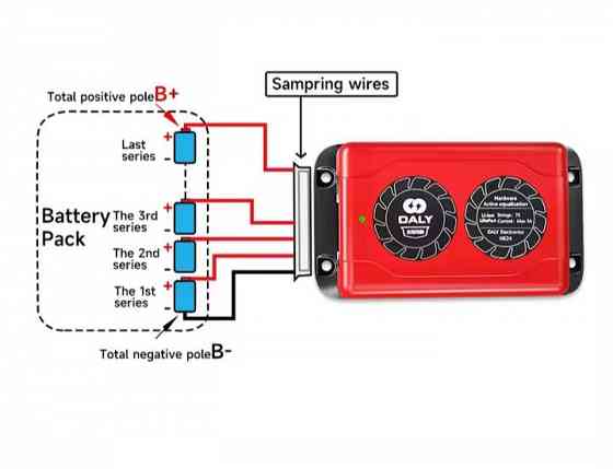 BMS 12v LIFEPO4.4s + активний балансир. Запорожье