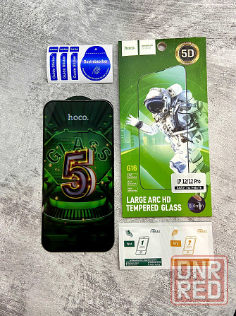 Защитное стекло iphone 13, 13 pro, 14 Hoco. На все модели айфон Запорожье - изображение 2