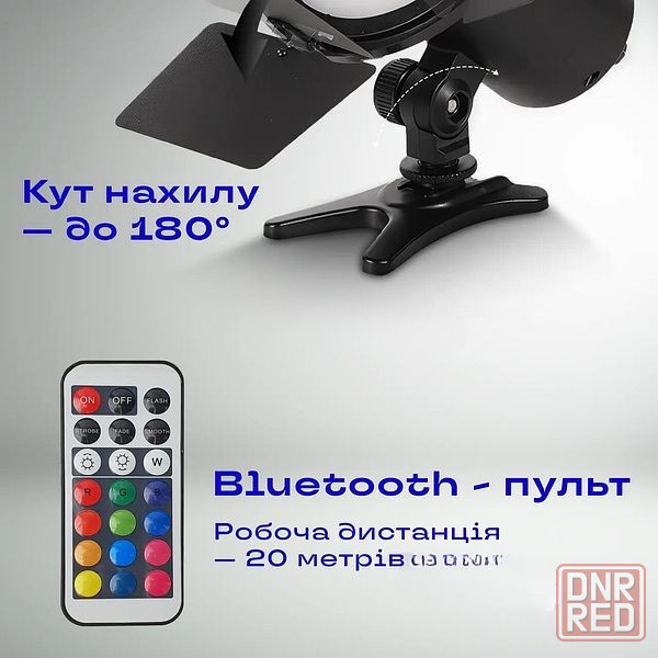 Светодиодный прожектор RGB JSL-216 для фото и видео Запорожье - изображение 5
