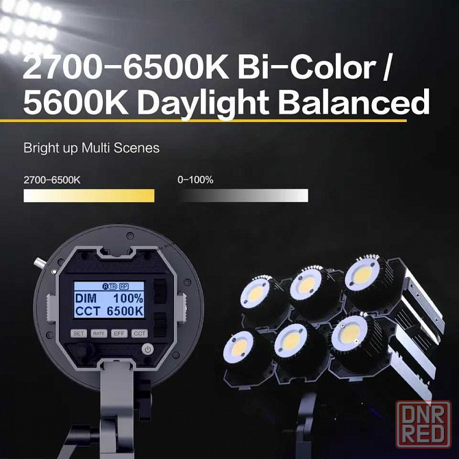 Постоянный свет COLBOR CL60 | 2700-6500 К | 65 Вт | студийный | видео Запорожье - изображение 4