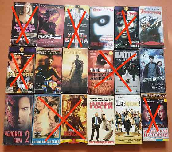 VHS видеокассеты, 40шт Макеевка