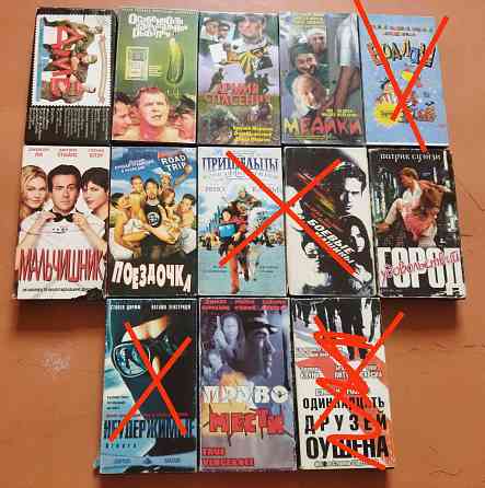 VHS видеокассеты, 40шт Макеевка