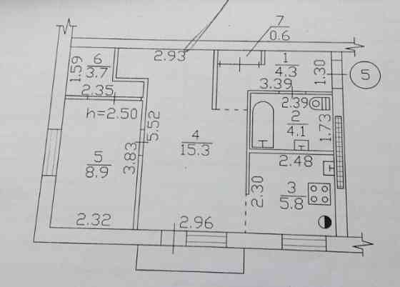 Продается 2 - х комнатная квартира, ул. Багратиона (Заперевальная) Донецк