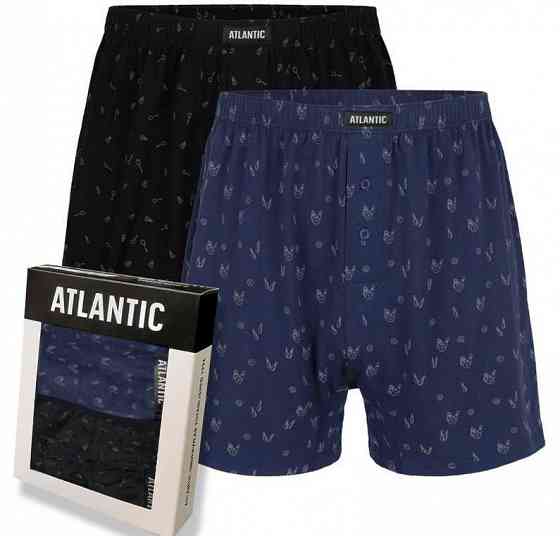 Трусы мужские семейные труси сімейні Atlantic боксерки набор 2шт. Херсон