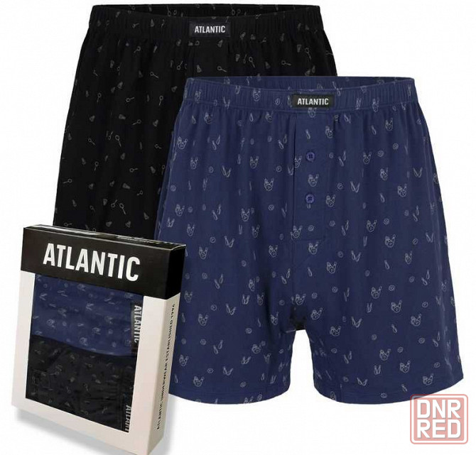 Трусы мужские семейные труси сімейні Atlantic боксерки набор 2шт. Херсон - изображение 3