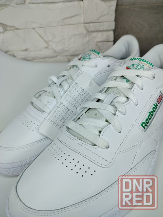 Кожаные мужские белые кроссовки кеды Reebok Club C 45/46р Херсон - изображение 5
