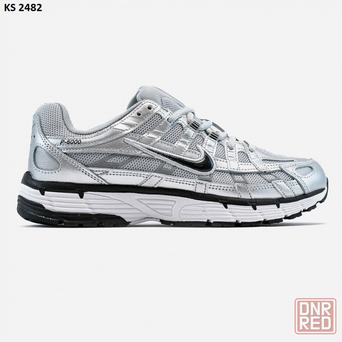 Кроссовки Nike P-6000 Silver (серебристые) Херсон - изображение 2