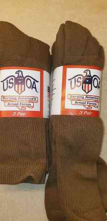 ЛЕТНИЕ Контрактные Военные носки USOA. Made in USA (3 пары) Херсон