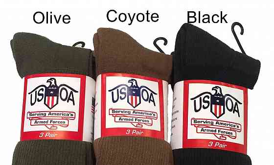 ЛЕТНИЕ Контрактные Военные носки USOA. Made in USA (3 пары) Херсон